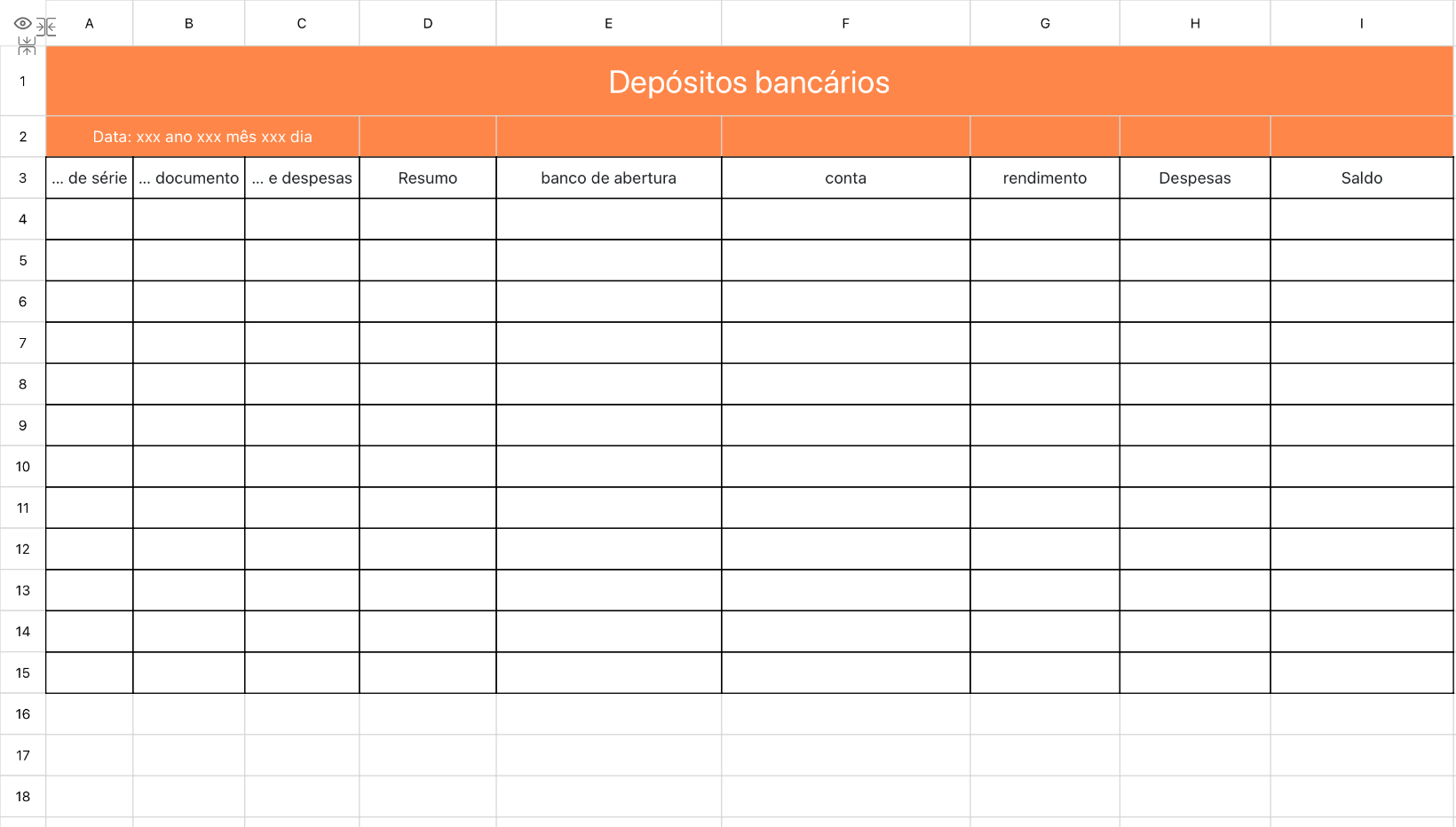Depósitos bancários